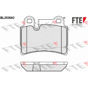 FTE | Bremsbelagsatz, Scheibenbremse | 9010621