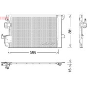 Denso | Kondensator, Klimaanlage | DCN20007