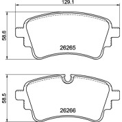 Brembo | Bremsbelagsatz, Scheibenbremse | P 85 185