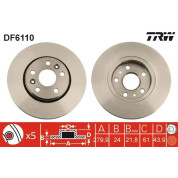 TRW | Bremsscheibe | DF6110