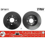 TRW | Bremsscheibe | DF1811