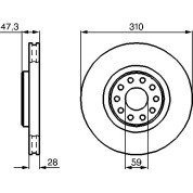 BOSCH | Bremsscheibe | 0 986 478 669