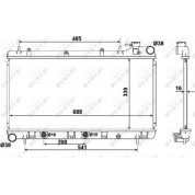 NRF | Kühler, Motorkühlung | 58372
