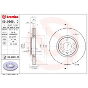 Brembo | Bremsscheibe | 09.9369.11