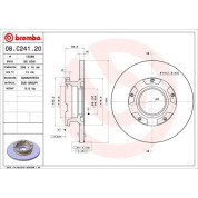 Brembo | Bremsscheibe | 08.C241.20