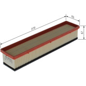 BOSCH | Luftfilter | F 026 400 051