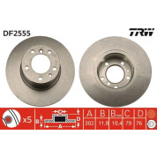 TRW | Bremsscheibe | DF2555