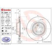 Brembo | Bremsscheibe | 09.D984.11