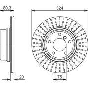 BOSCH | Bremsscheibe | 0 986 479 350