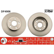 TRW | Bremsscheibe | DF4906