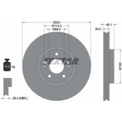 Textar | Bremsscheibe | 92166003