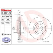 Brembo | Bremsscheibe | 09.B354.11