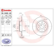 Brembo | Bremsscheibe | 08.9460.61