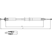 Metzger | Seilzug, Feststellbremse | 631.20