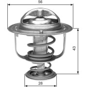 Gates | Thermostat, Kühlmittel | TH31271G1