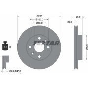 Textar | Bremsscheibe | 92134200