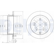 Delphi | Bremsscheibe | BG4037