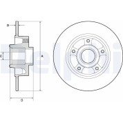 Delphi | Bremsscheibe | BG9137RS