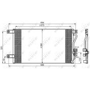 NRF | Kondensator, Klimaanlage | 35756