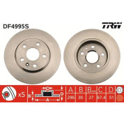 TRW | Bremsscheibe | DF4995S