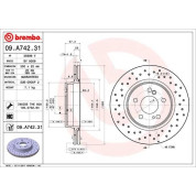 Brembo | Bremsscheibe | 09.A742.31