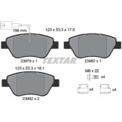 Textar | Bremsbelagsatz, Scheibenbremse | 2397901