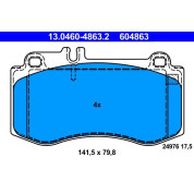 ATE | Bremsbelagsatz, Scheibenbremse | 13.0460-4863.2