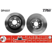 TRW | Bremsscheibe | DF4337