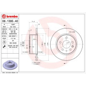 Brembo | Bremsscheibe | 08.1395.40