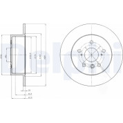 Delphi | Bremsscheibe | BG4268