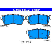 ATE | Bremsbelagsatz, Scheibenbremse | 13.0460-5887.2