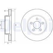 Delphi | Bremsscheibe | BG4642