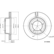 Metzger | Bremsscheibe | 6110988