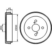 BOSCH | Bremstrommel | 0 986 477 138