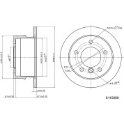 Metzger | Bremsscheibe | 6110368