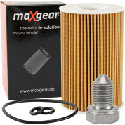 Maxgear | Ölfilter-Set | Ölfilter mit Ablassschraube für Audi, Seat, Skoda, VW | 26-0735