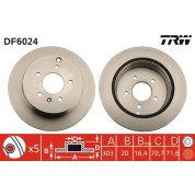 TRW | Bremsscheibe | DF6024