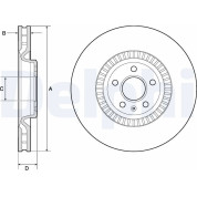 Delphi | Bremsscheibe | BG9171C