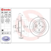 Brembo | Bremsscheibe | 08.C307.11