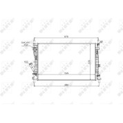 NRF | Kühler, Motorkühlung | 53743