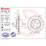 Brembo | Bremsscheibe | 09.5457.3X