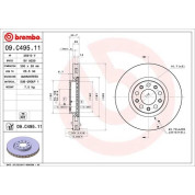 Brembo | Bremsscheibe | 09.C495.11