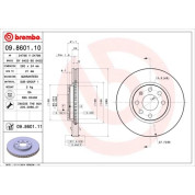 Brembo | Bremsscheibe | 09.8601.11