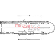Metzger | Seilzug, Feststellbremse | 10.562