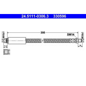 ATE | Bremsschlauch | 24.5111-0306.3