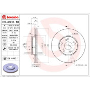 Brembo | Bremsscheibe | 09.A350.11