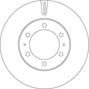 TRW | Bremsscheibe | DF7827S