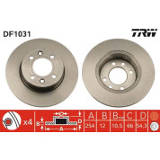 TRW | Bremsscheibe | DF1031