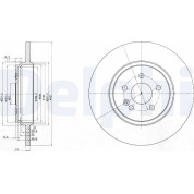 Delphi | Bremsscheibe | BG3728