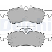 Delphi | Bremsbelagsatz, Scheibenbremse | LP2007